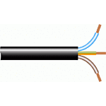 ICC 763658 VMVL Mantelleiding 2x 1,0 mm² Zwart (100 meter)