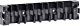 Hager VKG83T Vision 8-voudige buisklem wand Zak met 5 stuks